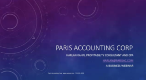 Paris Accounting Web seminar